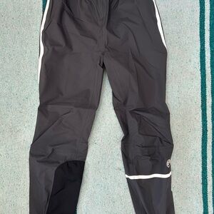 Novara Waterproof Cycling Reflective Pants Gray Elastic Waist